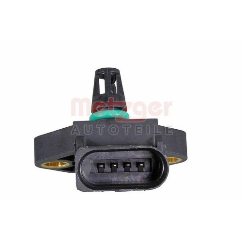 Sensor, Ladedruck METZGER 0906517 GREENPARTS f&uuml;r AUDI SEAT SKODA VW VAG
