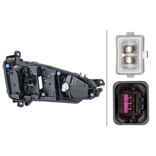 HELLA Tagfahrleuchte 2PT 010 945-031 für PEUGEOT, links