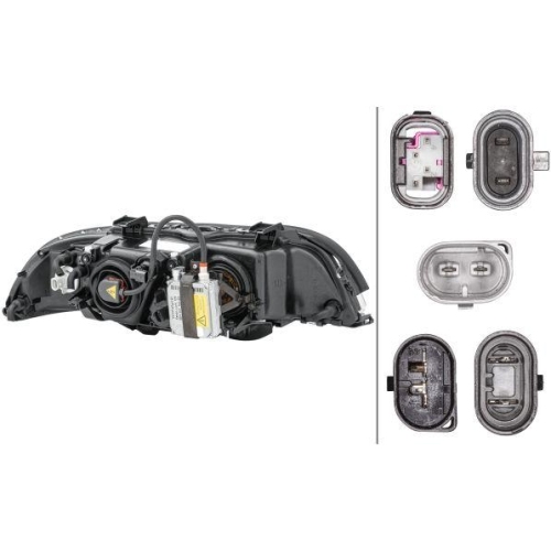 HELLA Hauptscheinwerfer 1LL 008 052-591 für BMW, links