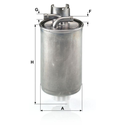 Kraftstofffilter MANN-FILTER WK 829 f&uuml;r VAG