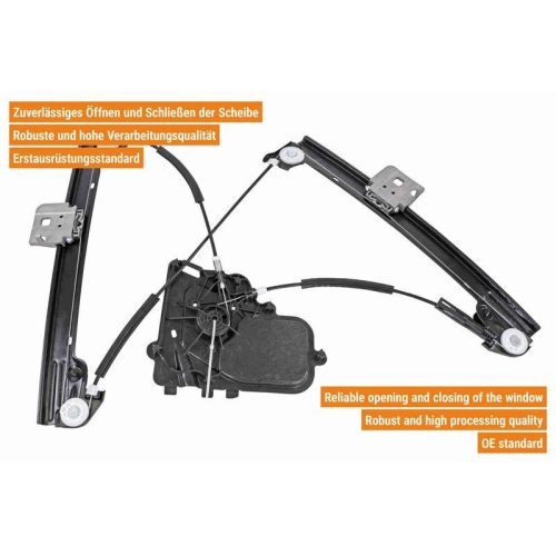 VAICO Fensterheber links und rechts ohne Motor V80-0004 + V80-0003 f&uuml;r TESLA