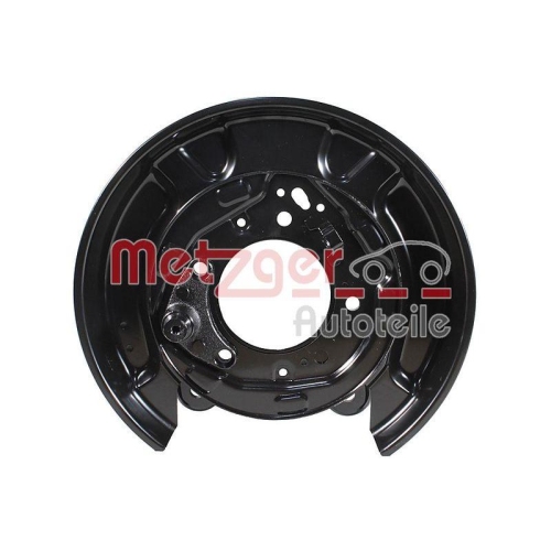 Bremstr&auml;gerplatte METZGER 6117015 f&uuml;r TOYOTA LEXUS, Hinterachse links