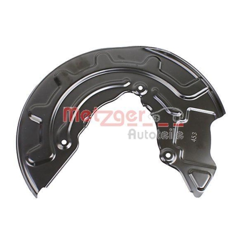 Spritzblech, Bremsscheibe METZGER 6115490 GREENPARTS f&uuml;r AUDI SEAT SKODA VW