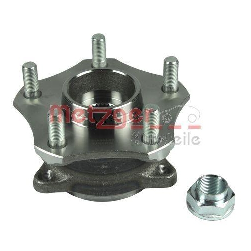 Radlagersatz METZGER WM 6978 f&uuml;r SUZUKI, Hinterachse, Vorderachse