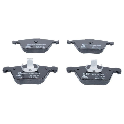 Bremsbelagsatz, Scheibenbremse ATE 13.0470-7243.2 ATE Ceramic f&uuml;r FORD VOLVO
