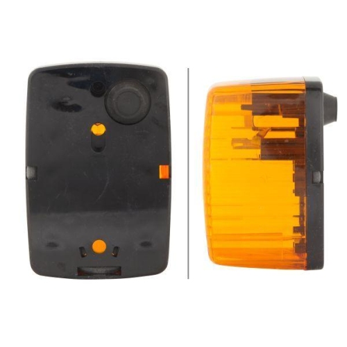 HELLA Zusatzblinkleuchte 2BM 002 652-071 für MERCEDES-BENZ, links