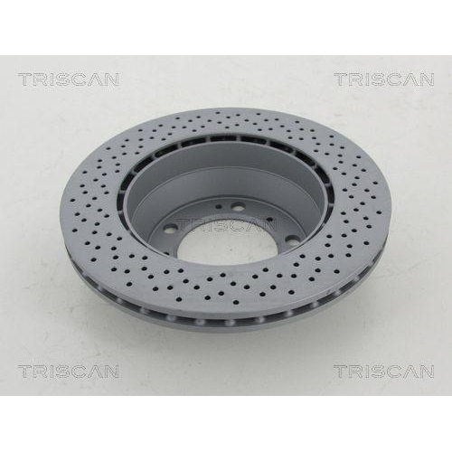 TRISCAN 8120 101081c 2 St&uuml;ck Bremsscheiben COATED f&uuml;r PORSCHE, Hinterachse