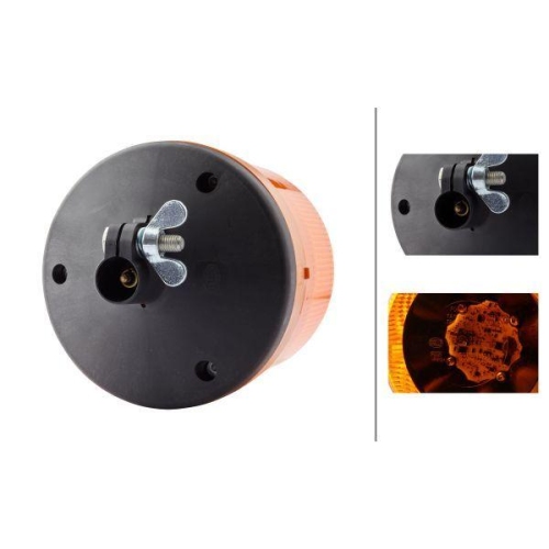 HELLA Rundumkennleuchte 2RL 011 484-011 KL 7000 LED f&uuml;r DAF VAN HOOL KOMATSU