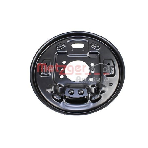 Bremstr&auml;gerplatte METZGER 6117018 f&uuml;r HYUNDAI KIA, Hinterachse rechts