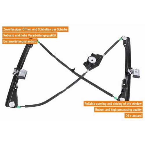 Fensterheber VAICO V10-8762 Original VAICO Qualität für VW VAG, vorne links