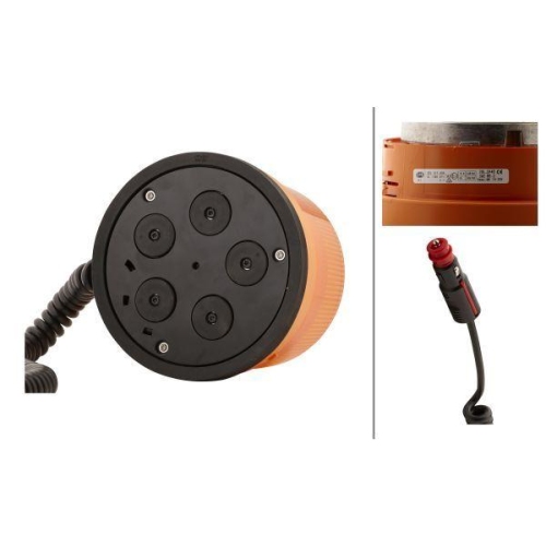 HELLA Rundumkennleuchte 2RL 011 484-021 KL 7000 LED f&uuml;r MANITOU SOLARIS