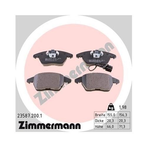 Bremsscheibe ZIMMERMANN 600.3221.20 COAT Z f&uuml;r VAG AUDI (FAW) VW (FAW) VW (SVW)