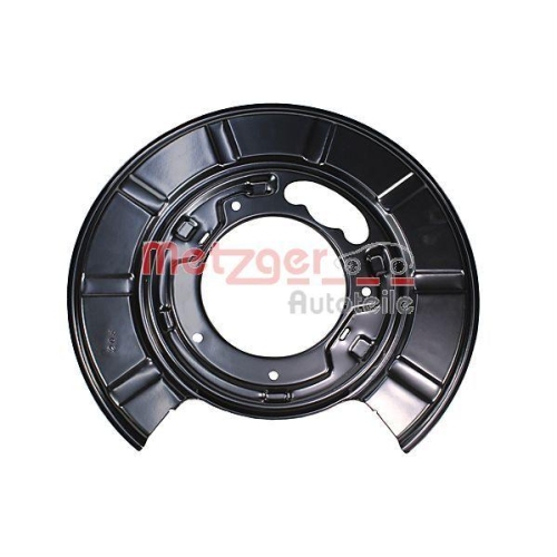 Spritzblech, Bremsscheibe METZGER 6115495 GREENPARTS f&uuml;r MERCEDES-BENZ
