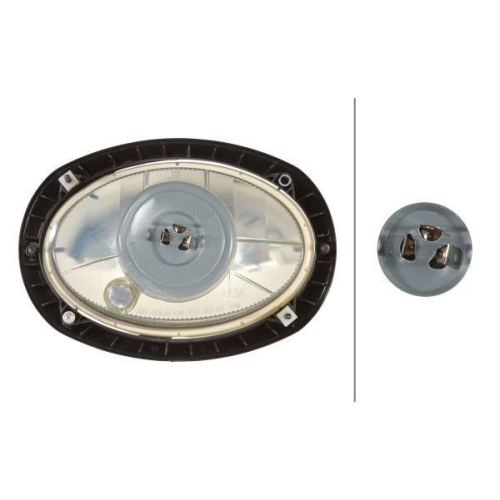 HELLA Hauptscheinwerfer 1LB 996 157-201 f&uuml;r CASE IH CLAAS JOHN DEERE KRONE