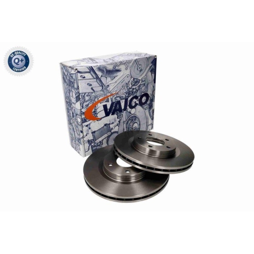 VAICO V33-80015 2 St&uuml;ck Bremsscheiben Q+, Erstausr&uuml;sterqualit&auml;t f&uuml;r CHRYSLER CITRO&Euml;N