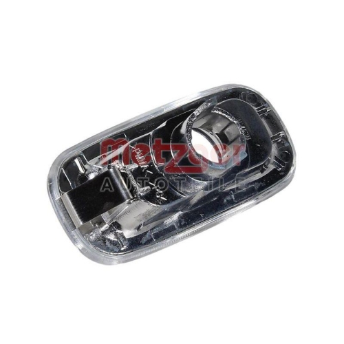 Blinkleuchte METZGER 2080130 für AUDI, seitlicher Anbau, vorne links