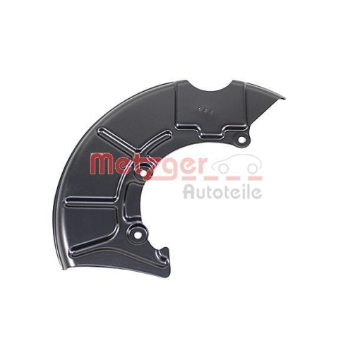 Spritzblech, Bremsscheibe METZGER 6115499 f&uuml;r SEAT SKODA VW, Vorderachse links