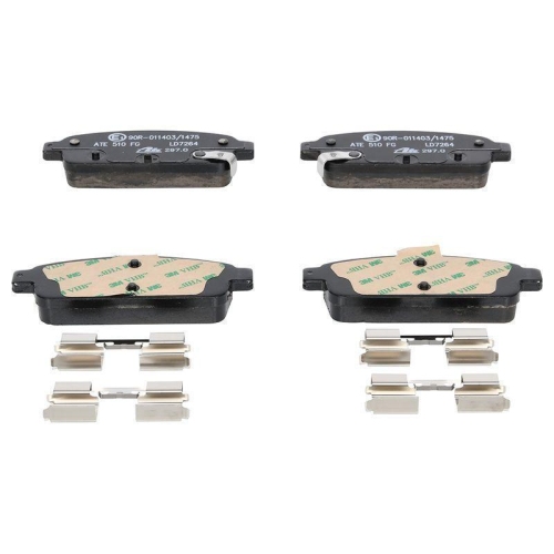 Bremsbelagsatz, Scheibenbremse ATE 13.0470-7264.2 ATE Ceramic für OPEL VAUXHALL