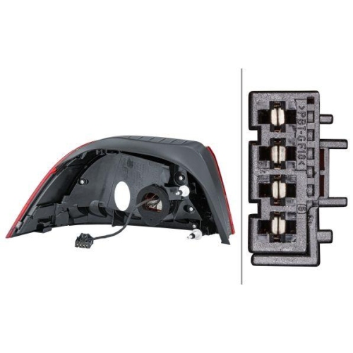 HELLA Heckleuchte 2SD 010 697-121 für AUDI VW, rechts