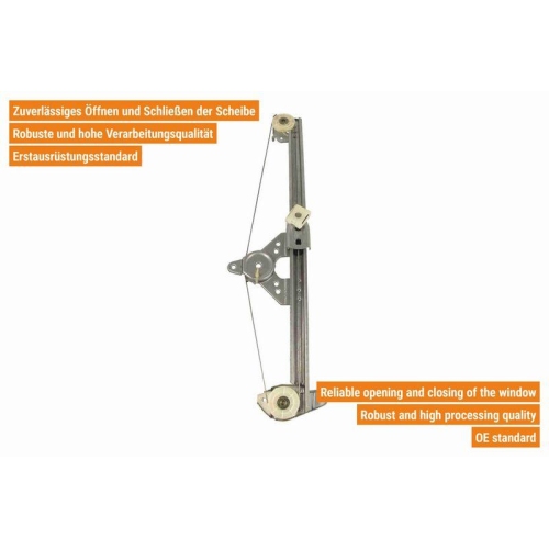 VAICO Fensterheber links und rechts elektrisch hinten V30-0872 + V30-0873 f&uuml;r MERCEDES-BENZ