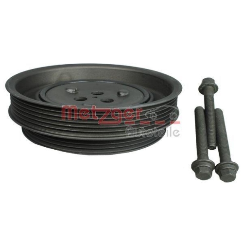 Riemenscheibe, Kurbelwelle METZGER 6400065 KIT + f&uuml;r CITRO&Euml;N FIAT FORD PEUGEOT