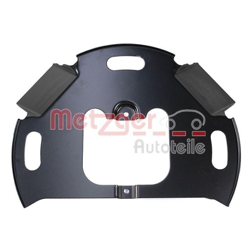 Spritzblech, Bremsscheibe METZGER 6115503 f&uuml;r IVECO, Vorderachse links