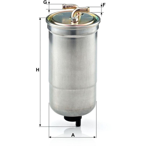 Kraftstofffilter MANN-FILTER WK 853/16 f&uuml;r HONDA