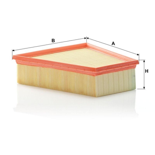 Luftfilter MANN-FILTER C 2295/3 f&uuml;r VAG