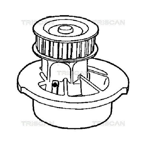 Wasserpumpe, Motork&uuml;hlung TRISCAN 8600 24839 f&uuml;r BEDFORD OPEL VAUXHALL