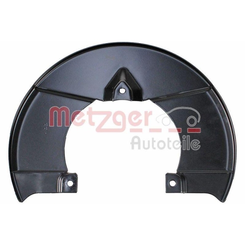Spritzblech, Bremsscheibe METZGER 6115504 für IVECO, Vorderachse links