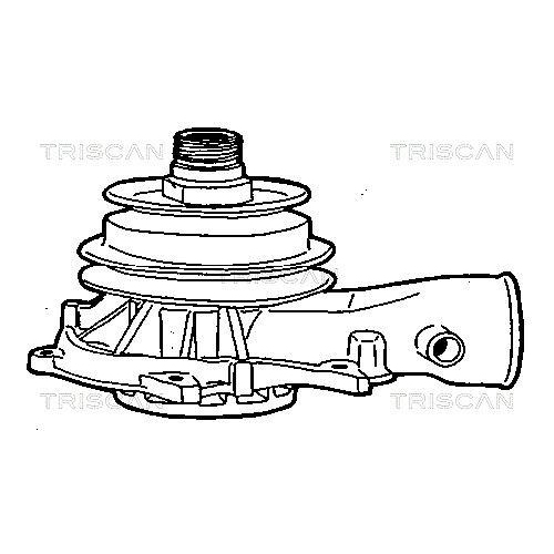 Wasserpumpe, Motork&uuml;hlung TRISCAN 8600 24840 f&uuml;r OPEL VAUXHALL