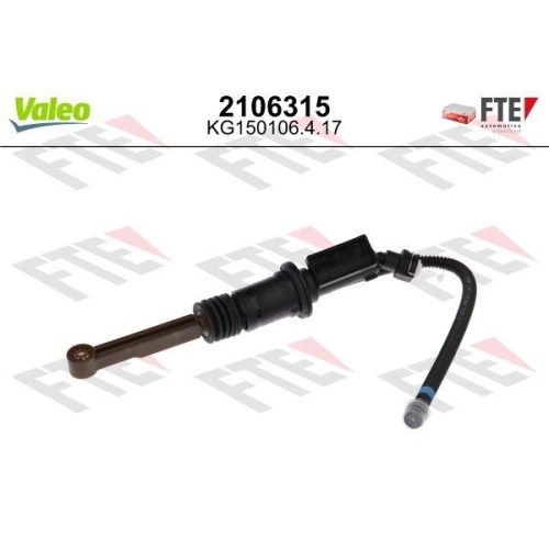 Geberzylinder, Kupplung FTE 2106315 für CITROËN PEUGEOT