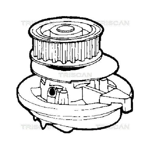 Wasserpumpe, Motork&uuml;hlung TRISCAN 8600 24847 f&uuml;r BEDFORD OPEL VAUXHALL CHEVROLET