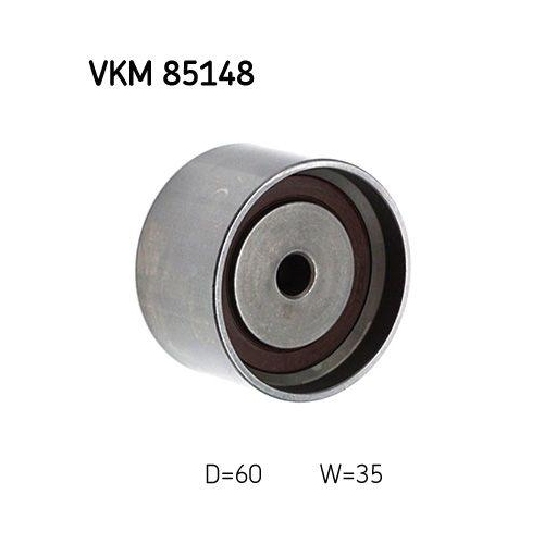 Umlenk-/F&uuml;hrungsrolle, Zahnriemen SKF VKM 85148 f&uuml;r HYUNDAI KIA