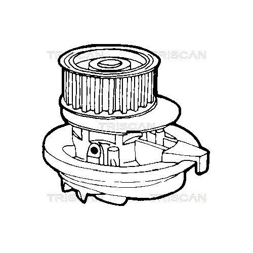 Wasserpumpe, Motorkühlung TRISCAN 8600 24866 für BEDFORD OPEL VAUXHALL