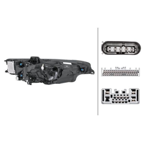 HELLA Hauptscheinwerfer 1LX 013 502-931 für VOLVO, links