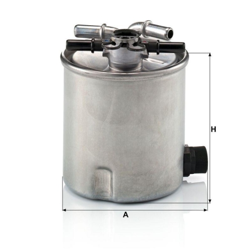Kraftstofffilter MANN-FILTER WK 9008 f&uuml;r RENAULT SUZUKI