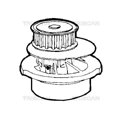 Wasserpumpe, Motork&uuml;hlung TRISCAN 8600 24868 f&uuml;r BEDFORD OPEL VAUXHALL