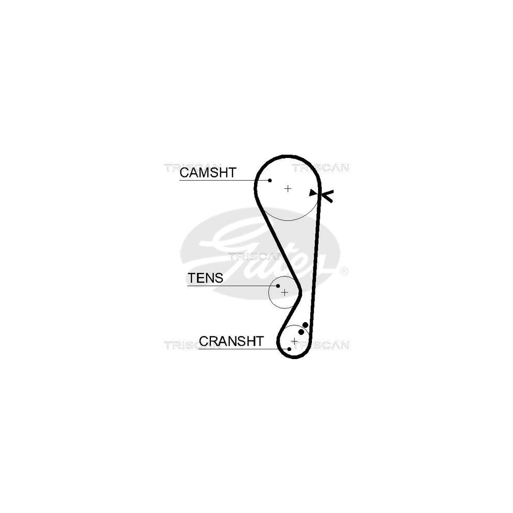 Zahnriemen TRISCAN 8645 5568xs f&uuml;r HYUNDAI