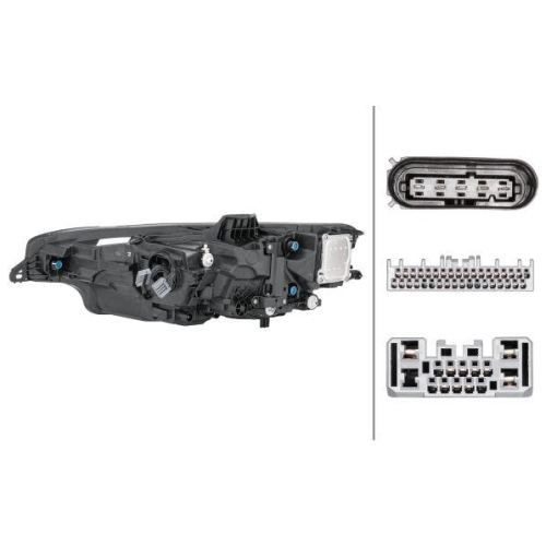 HELLA Hauptscheinwerfer 1LX 013 502-941 für VOLVO, rechts