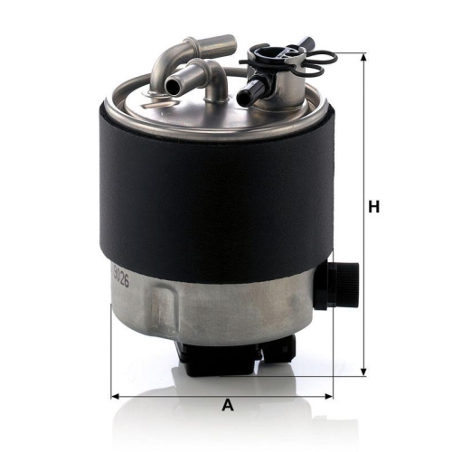 Kraftstofffilter MANN-FILTER WK 9026 f&uuml;r NISSAN