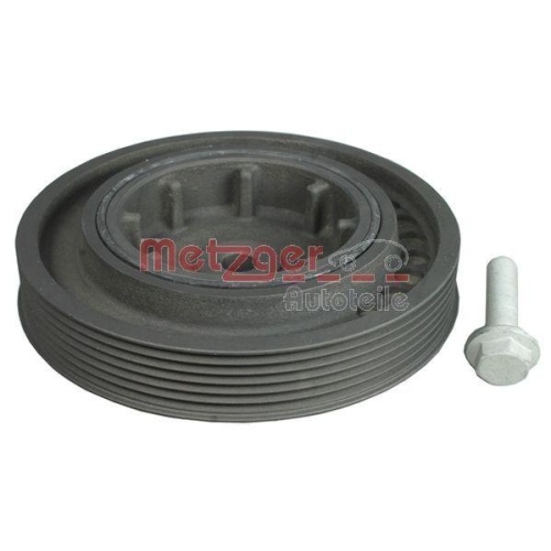 Riemenscheibe, Kurbelwelle METZGER 6400074 KIT + f&uuml;r OPEL RENAULT VAUXHALL