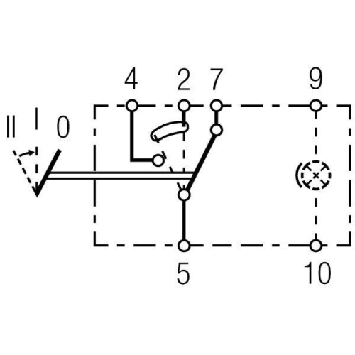 HELLA Schalter 6RH 007 832-411 für AEBI DAF RENAULT TRUCKS JCB SENNEBOGEN GRIMME