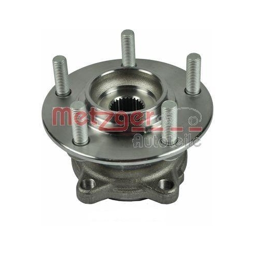 Radlagersatz METZGER WM 7409 f&uuml;r MITSUBISHI CITRO&Euml;N/PEUGEOT, Hinterachse