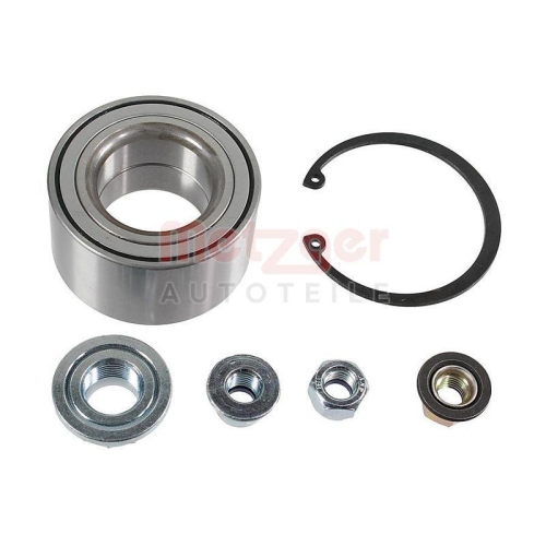 Radlagersatz METZGER AUTOTEILE WM 1089 f&uuml;r VAG, Hinterachse, Vorderachse