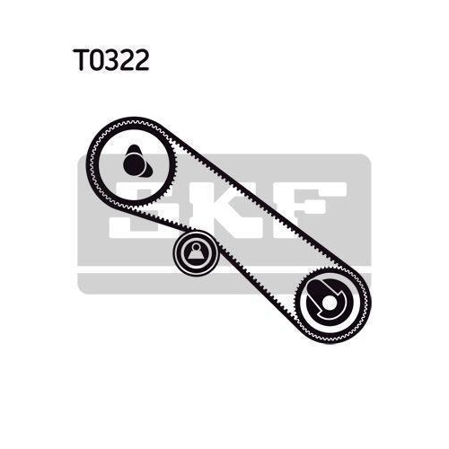 Zahnriemensatz SKF VKMA 91020 f&uuml;r TOYOTA