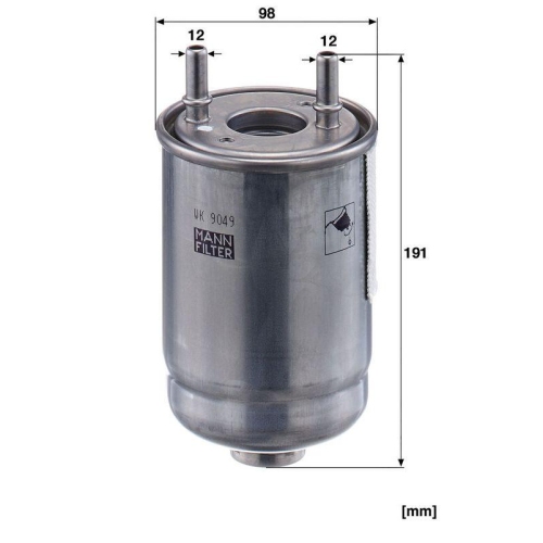 Kraftstofffilter MANN-FILTER WK 9049 z f&uuml;r RENAULT