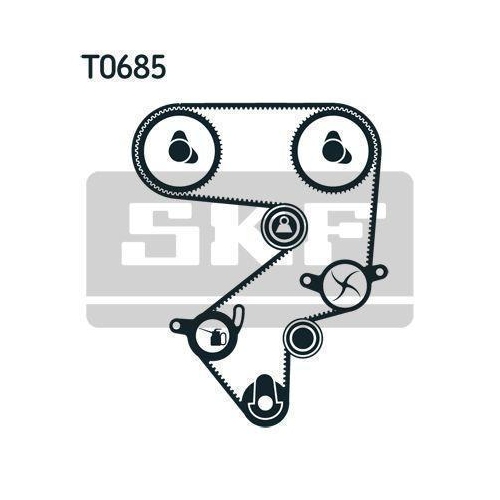 Zahnriemensatz SKF VKMA 91021 f&uuml;r TOYOTA