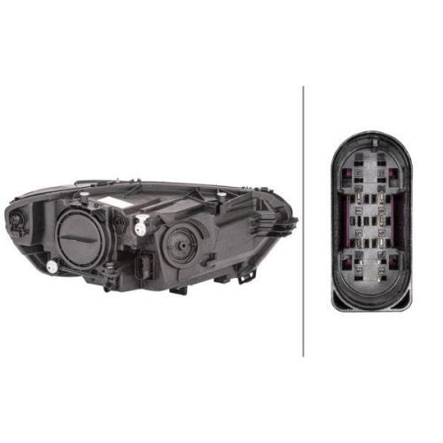 HELLA Hauptscheinwerfer 1EG 015 086-011 für MERCEDES-BENZ, links