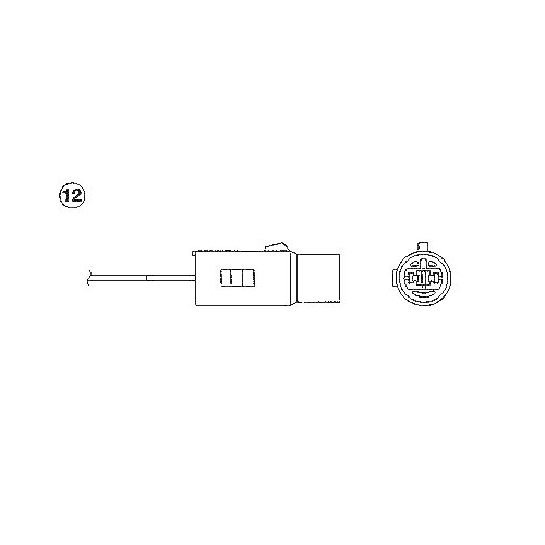 Lambdasonde NTK 0132 f&uuml;r MITSUBISHI